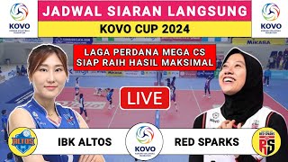 Jadwal Kovo Cup 2024  IBK ALTOS VS RED SPARKS  Klasemen Kovo Cup 2024 Terbaru [upl. by Tracee]