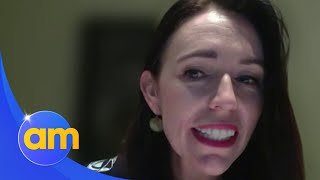 NZ Prime Minister Jacinda Ardern interrupted by daughter on live TV  AM [upl. by Aytak784]