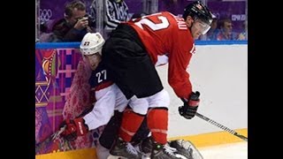 Canada vs USA at Mens ice Hockey Semifinal 10  Sochi 2014 Olympics [upl. by Dagny257]