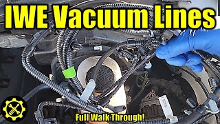 Ford F150  How to replace the IWE Vacuum Lines [upl. by Carr154]