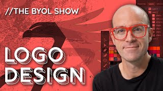 How to Design a Logo for Beginners  BYOL Show EP1 [upl. by Nirot825]