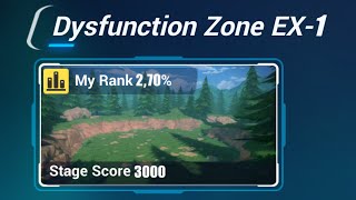 v65 Chip Space  Dysfunction Zone EX1  Trial characters 3000 points Honkai Impact 3rd [upl. by Davenport788]