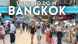 Best Things To Do in Bangkok Thailand 2024 4K [upl. by Saticilef]