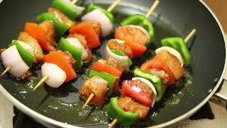 Chicken shashlik sticks Recipe Shashlik with Sauce  Kitchen with Hamna [upl. by Leola]