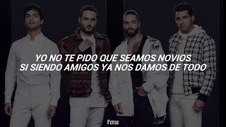 Reik Maluma  Amigos Con Derechos Letra [upl. by Erick]