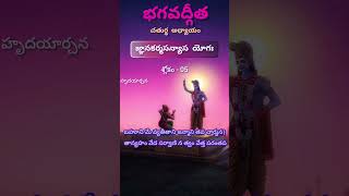 భగవద్గీత  చతుర్థ అధ్యాయం  శ్లోకం  05 bhagavadgita భగవద్గీత quotes [upl. by Ainevuol]