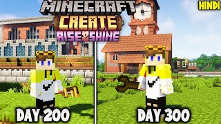 I Survive 300 Days in Create Mod Minecraft Hardcore [upl. by Jollanta396]