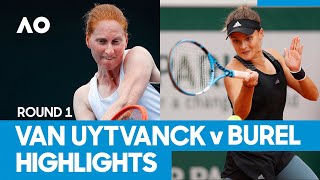 Alison Van Uytvanck vs Clara Burel Match Highlights 1R  Australian Open 2021 [upl. by Spike]