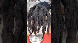 transformation 🐙 4c hairstyle canada naturalhair hair france trending viralvideo video [upl. by Allerbag]