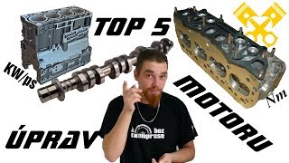 Top 5  Úprav Motoru  Jak zvýšit výkon  BEZ KOMPRESE [upl. by Mctyre]