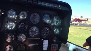 Bell Helicopter 206 Jet Ranger Engine Startup Sequence and Takeoff Cockpit [upl. by Felipe]