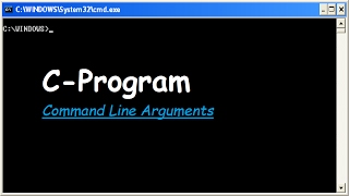 Command Line Arguments C Program [upl. by Fink]