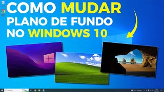 Como Mudar a TELA de FUNDOWallpaper do Windows [upl. by Woodman]