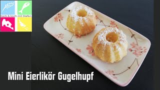 Mini Eierlikör Gugelhupf  Oster Rezept  klein fluffig lecker [upl. by Hollie]