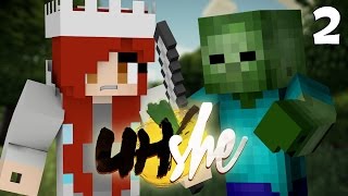 GOTTA BE BRAVE  Minecraft UHshe Episode 2 [upl. by Napier69]