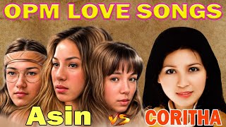 Tagalog Love Songs Medley OPM Songs 2024 💗 Coritha Asin Greatest Hits Of All Time1 [upl. by Nylsirhc]