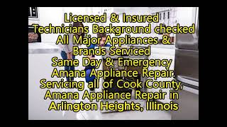 Amana Repair Arlington Heights IL 7733127696 [upl. by Aninotna374]