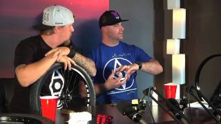 Part 2 of Alienations tubeless BMX Tire System  Interbike 2012 [upl. by Ayimat]