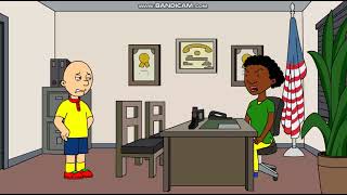 Bald Caillou swears at Miss MartinSuspendedGrounded [upl. by Assennav]