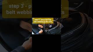 How to install an infant car seat without the baseEvenflo Safemax [upl. by Inimak]