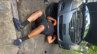 CHANGING THE OIL  DID CAR WORK ALL DAY  family car vlog [upl. by Nevanod149]