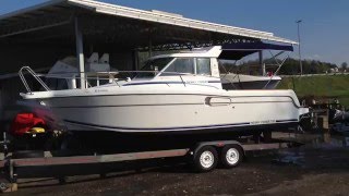 Jeanneau Merry Fisher 700  Yanmar 140 HP  Plovila Mlakar [upl. by Eneja]