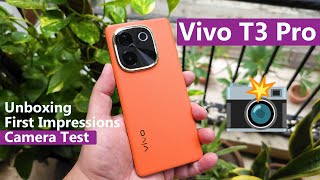 vivo T3 Pro Does it check all the boxes Unboxing First Impressions and Camera Test [upl. by Zzaj]