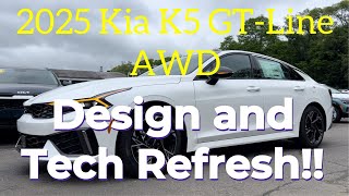 2025 Kia K5 GTLine AWD New Design and Tech for 2025 [upl. by Zosema147]