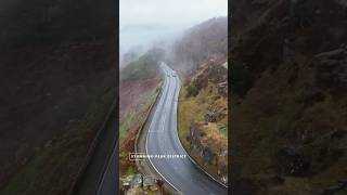 Stunning valley  Peak district beautiful drone shots love views travel fyp [upl. by Melena]