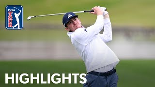 Amateur Nick Dunlap nearly shoots 59 and leads  Round 3  The American Express  2024 [upl. by Pieter]