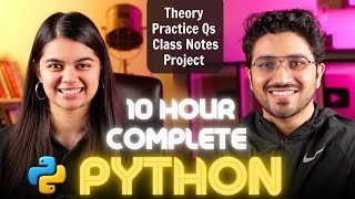 Python Tutorial for Beginners  Full Course with Notes amp Practice Questions [upl. by Eisus]