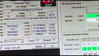 AMD FX8350 at 8140 MHz  Czech and SLovak OC record [upl. by Regnij]