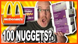 100 Chicken McNugget Challenge Solo 40000 to Charity Thanks Simon [upl. by Hermann]