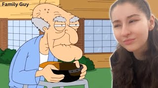 CREEPY but HILARIOUS Herberts UNFORGETTABLE Moments in Family Guy REACTION [upl. by Drooff]