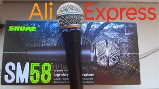 Fake Shure SM58 from Ali Express  Shure SM58 for 30 [upl. by Eyatnod]