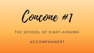 Concone 1 Accompaniment [upl. by Charmian]