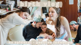 UNMEDICATED BIRTH VLOG Raw amp Real Induction  NO EPIDURAL [upl. by Boyce419]