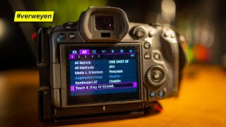 Canon EOS R5R6  AFMenu Alle Einstellungen Schritt für Schritt [upl. by Aseena]