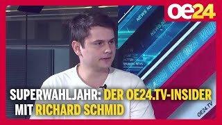 Superwahljahr Der oe24TVInsider mit Richard Schmid [upl. by Dleifrag]