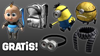 😱6 ÍTEMS GRATIS EN ROBLOX DE LOS MINIONS  Despicable Me 4 Heist Obby [upl. by Brigette981]