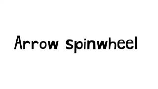 Endless arrow spin wheel sound effect [upl. by Sibylla491]