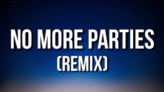 Coi Leray  No More Parties Remix Lyrics Ft Lil Durk [upl. by Airotna]