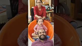 Happy Family Rajadvithi MaanushiHead MassageCute MomentsCoupleGoalsLovecareMom Dad Daughter [upl. by Chasse397]