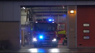 Norfolk Fire amp Rescue Service Earlham RP23reg Scania Turnout March 2024 [upl. by Cordalia]