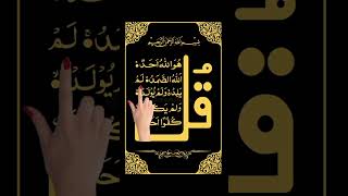 Surah Ikhlas tilawat quranrecitation arabic urdu ikhlas youtubeshorts vairalvideo [upl. by Linis435]