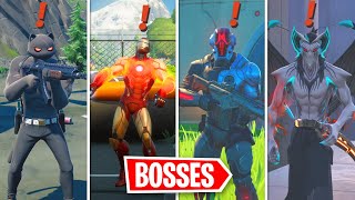 I Eliminated ALL BOSSES In Fortnite Chapter 2  Chapter 4 [upl. by Tallu849]