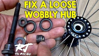 How To Fix Loose Wobbly Wheel Hub [upl. by Parrisch124]