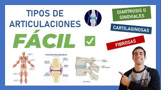 ✅ 2 ARTICULACIONES  QUE SON  TIPOS  CLASIFICACIÓN Facil Rapido Sencillo [upl. by Anilorak]