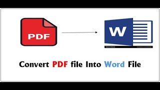 How to convert PDF to MS Word for free Editable PDF [upl. by Artined662]