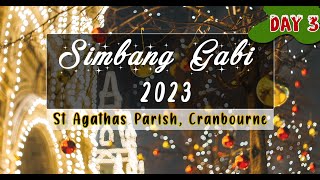 Simbang Gabi  Day 3  Monday 18122023 [upl. by Milissent844]